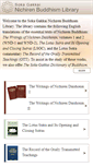 Mobile Screenshot of nichirenlibrary.org
